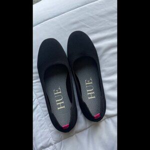Hue Black Flats - US 9